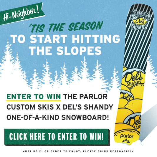 The Del's Shandy X Parlor Custom Snowboard Giveaway!