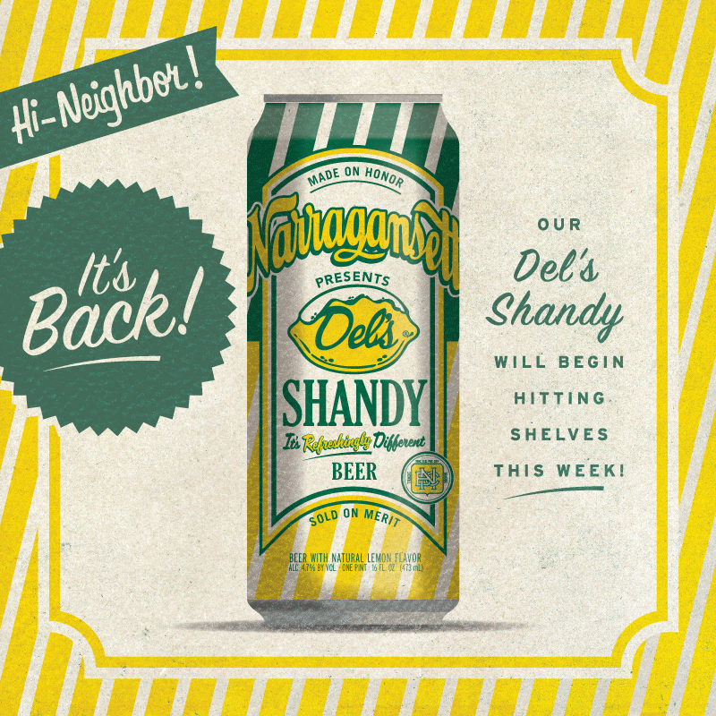 Del's Shandy Is Back!
