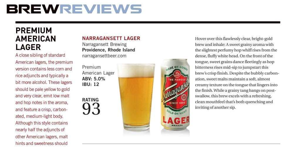 Lager Reviews: DRAFT Magazine, July/August 2010