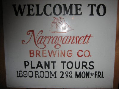 Hi Neighbor Heritage: Welcome To The Brewery Tour Sign