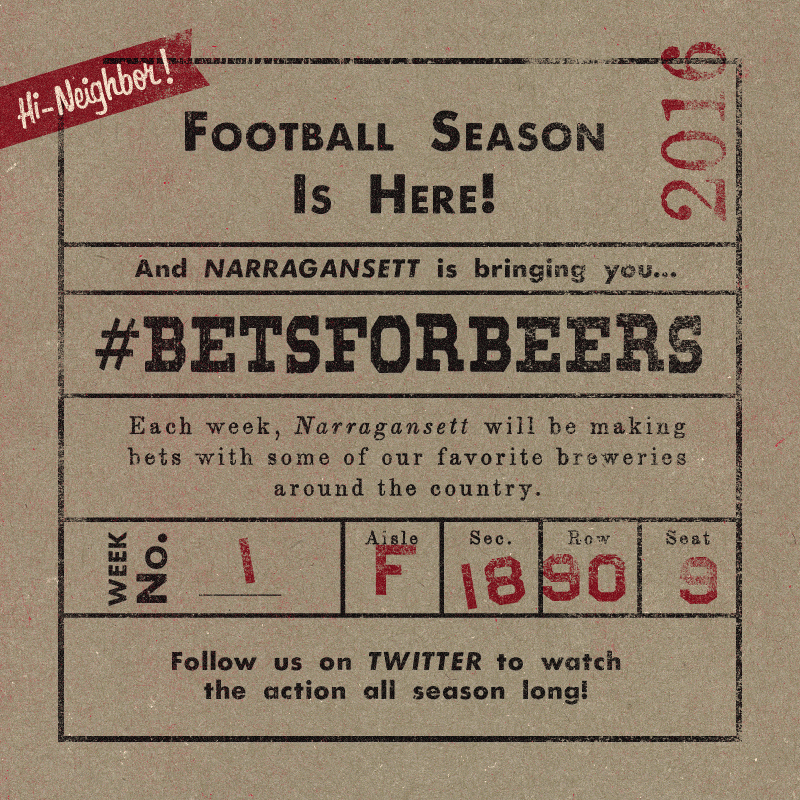 Football Season is Here!!! #BetsForBeers