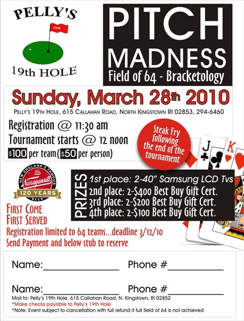Pitch Madness At Pelly's 19th Hole