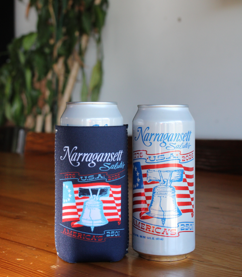 America's 250th Gansett 16oz Koozie – Narragansett Beer