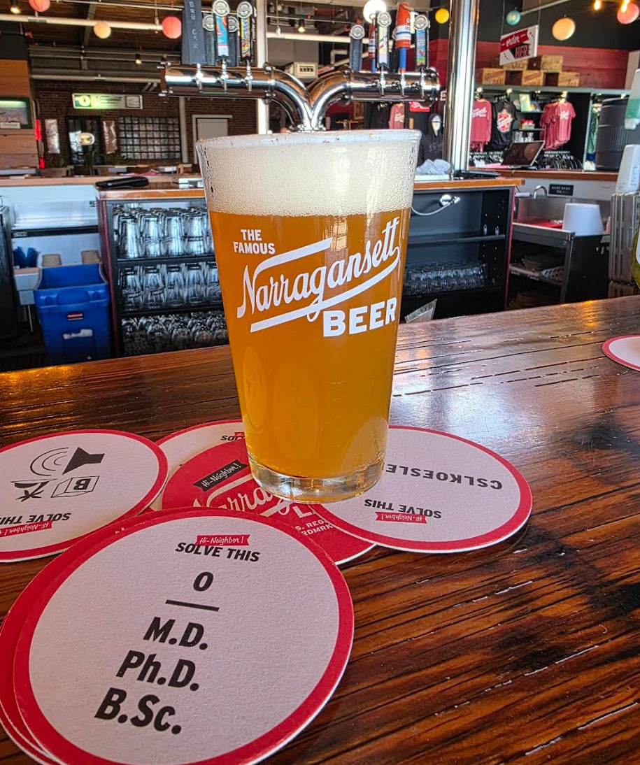 5th Anniversary Pint glass