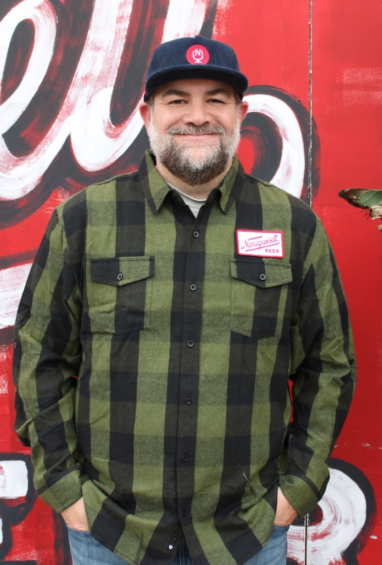 Gansett Buffalo Plaid Flannel  Narragansett Beer