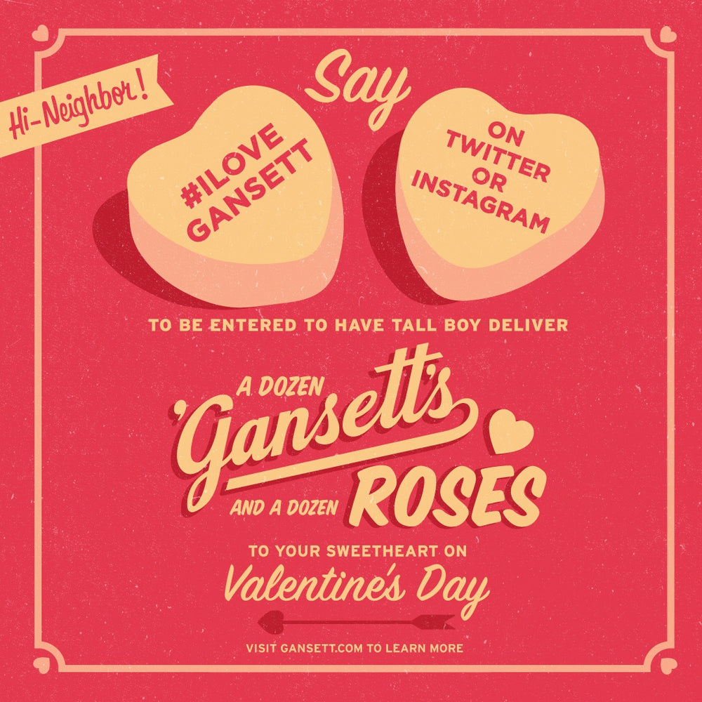 #ILoveGansett Valentine's Day Contest!