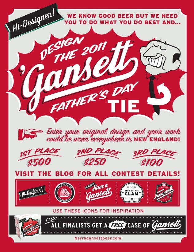 Contests: Design Gansett's 2011 Father's Day Tie!