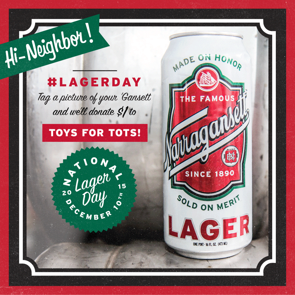 #LagerDay for Toys For Tots!