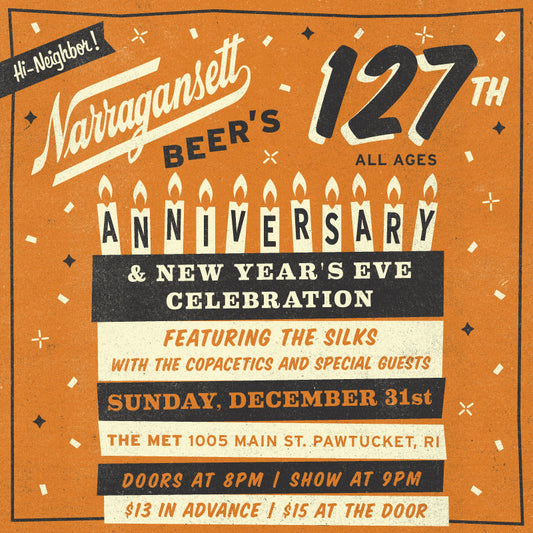 127th Anniversary and New Year's Eve Party