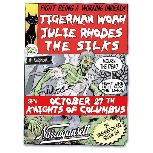 Halloween Show with Tigerman Woah, Julie Rhodes, and The Silks