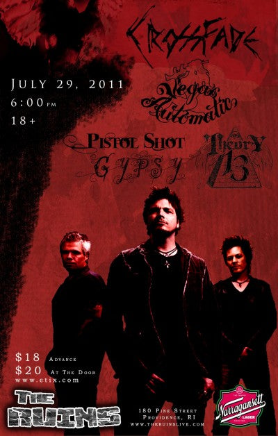 Shows: Crossfade With Pistol Shot Gypsy At The Ruins!