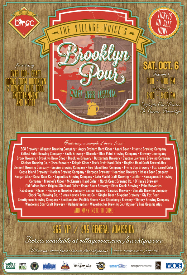 This Weekend In NY: Brooklyn Pour And Randall's Island Fall Festival