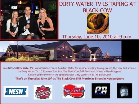 Events: Dirty Water TV Filming At The Black Cow