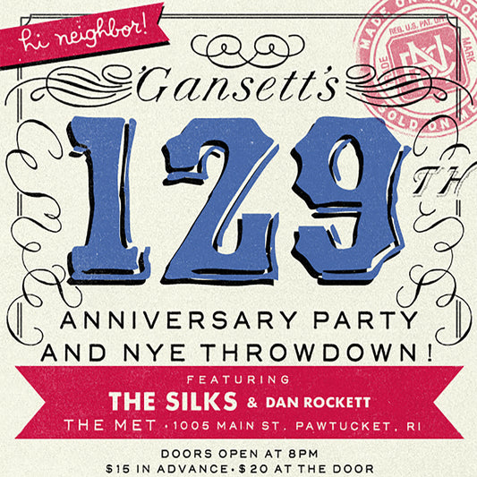 129th Anniversary Party and NYE Throwdown