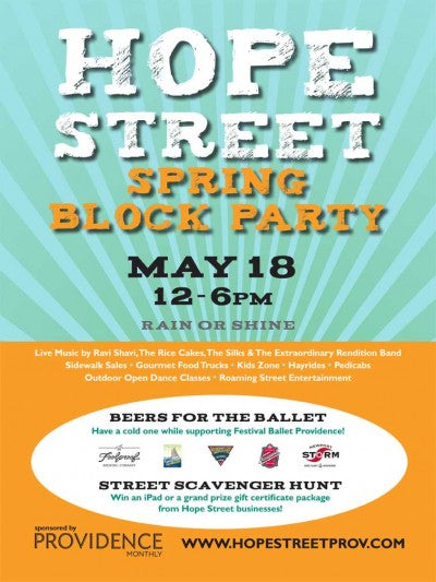 This Weekend In Rhody: Hope Street Block Party