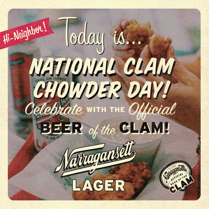 The Official Clam Chowder Recipe of the Official Beer of the Clam