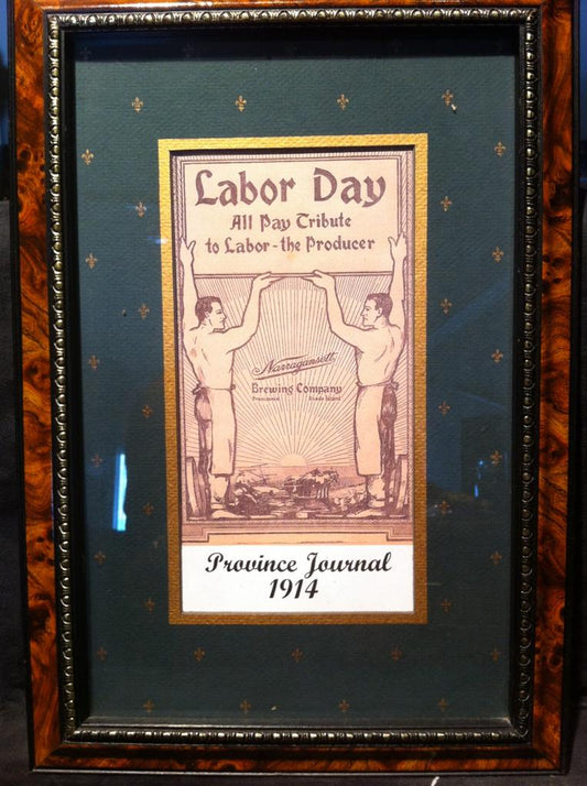Vintage: Labor Day Ad From Gansett In The 1914 ProJo
