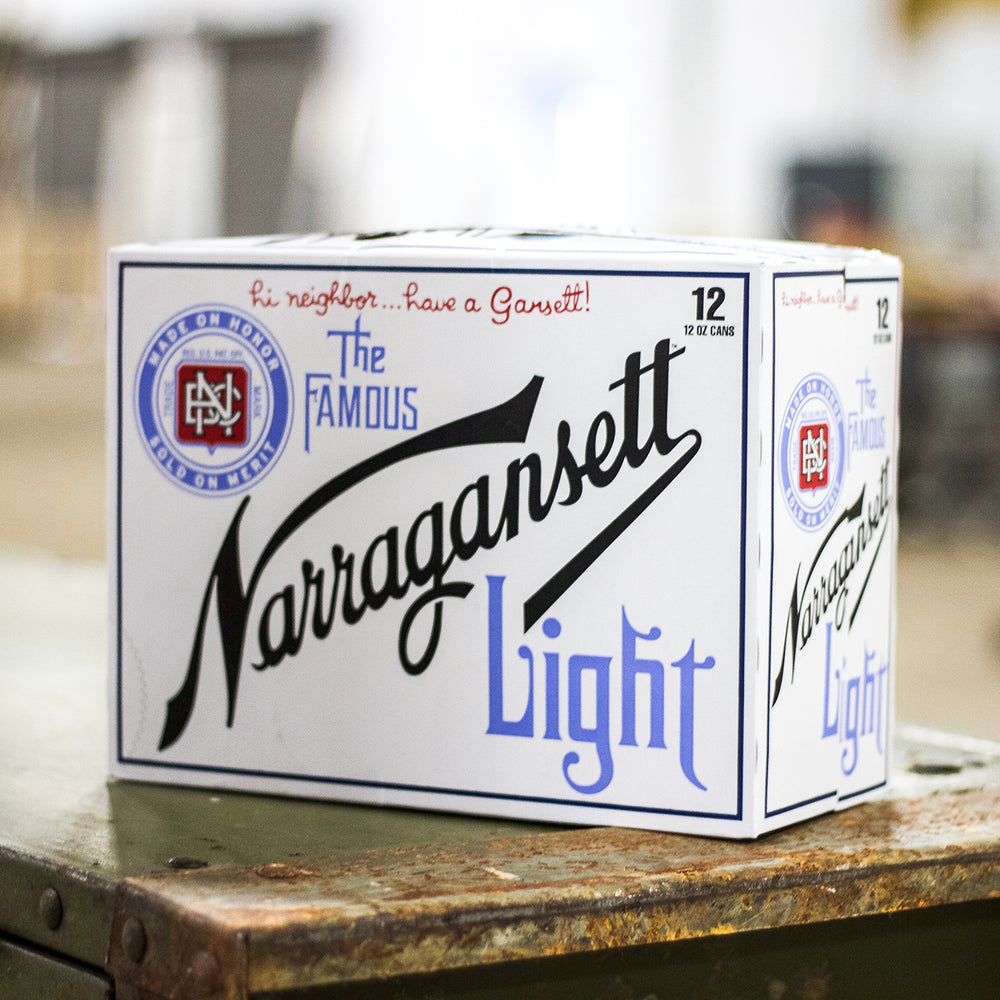 NEW 'Gansett Light 12oz 12-Packs!!!
