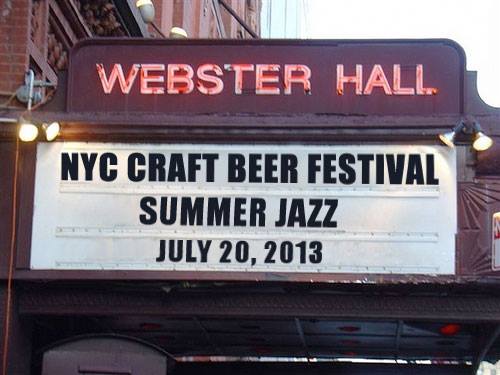 This Weekend: NYC Craft Beer Festival Summer Jazz