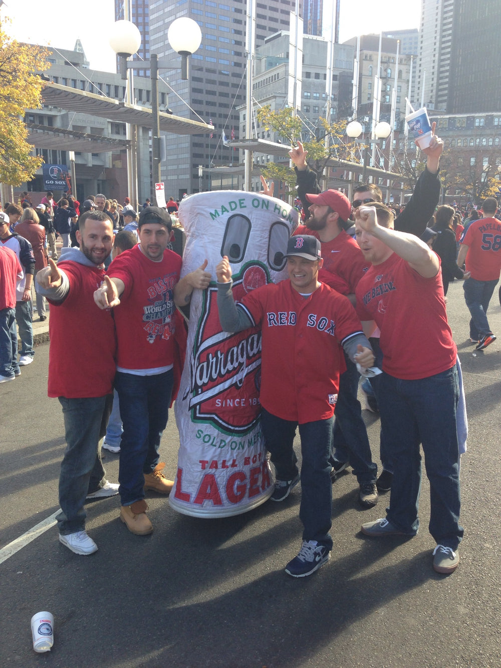 Weekend Recap: 'Gansett TallBoy At The Red Sox Parade
