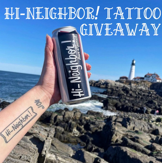 Hi Neighbor! Tattoo Giveaway
