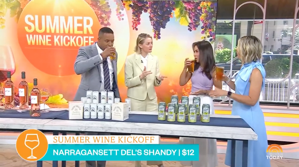 Del's Shandy Featured On The Today Show