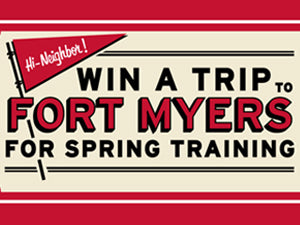 Win A Trip To Spring Training in Fort Myers!