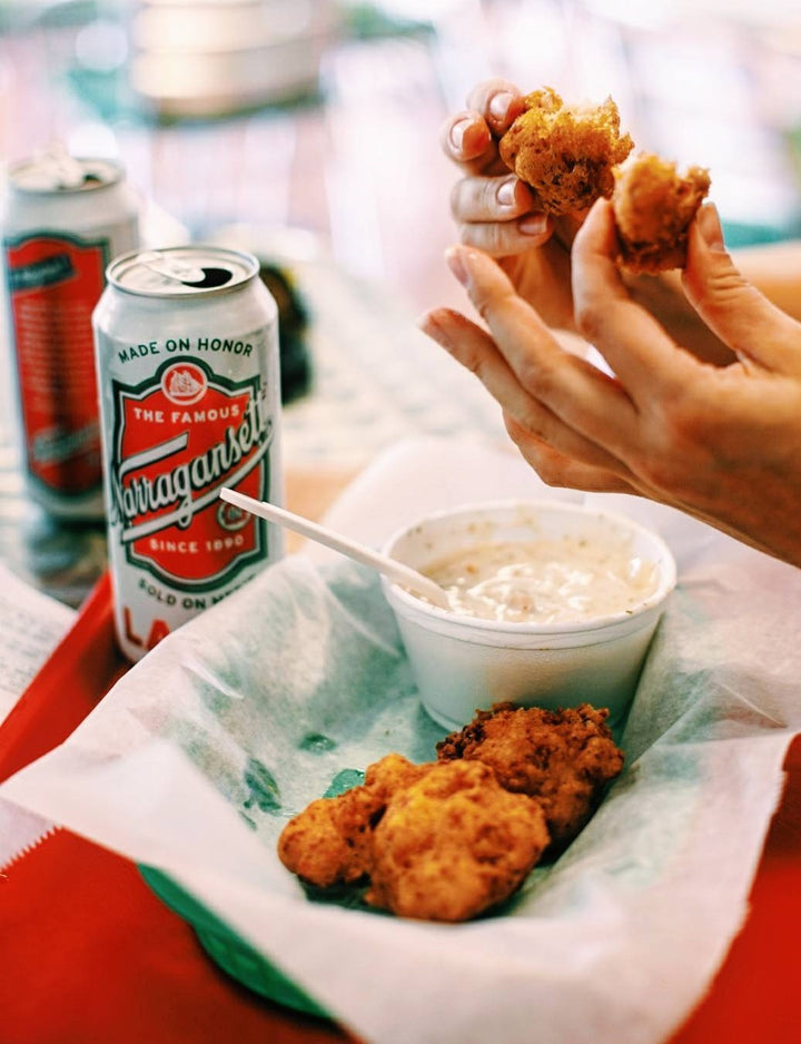Linguini With Clam Sauce Narragansett Beer