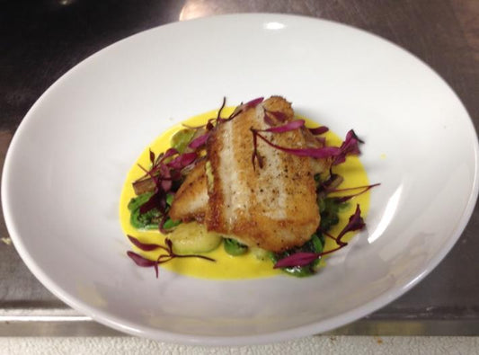 fluke with ratatouille