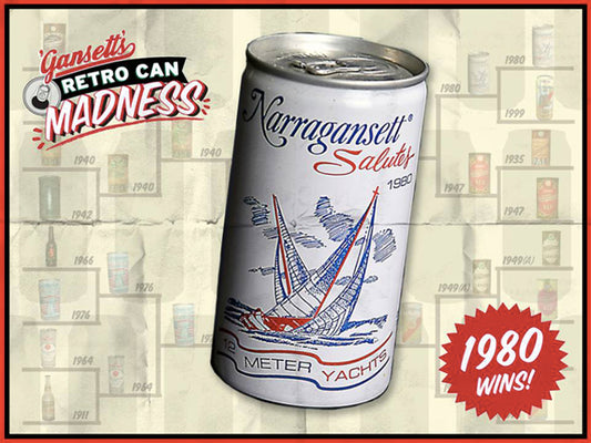 The 1980 Can Wins the 'Gansett Retro Can Madness Contest