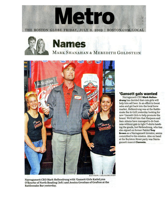 In The News: The Boston Globe, July 3 2009