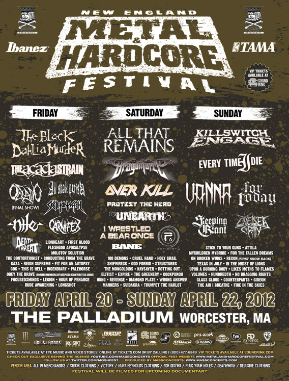 Gansett At The 2012 New England Metal & Hardcore Festival