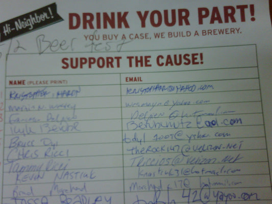 A Message From Our Owner, Mark Hellendrung: Drink Your Part!