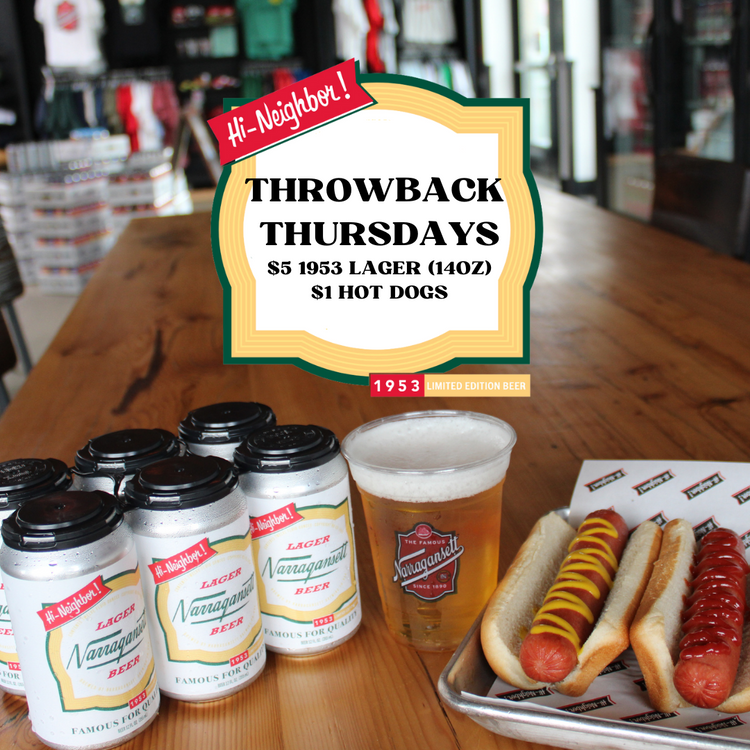 Throwback Thursdays – Narragansett Beer
