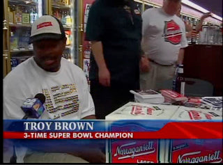 Patriots Legend Troy Brown Promotes 'Gansett! (Video)