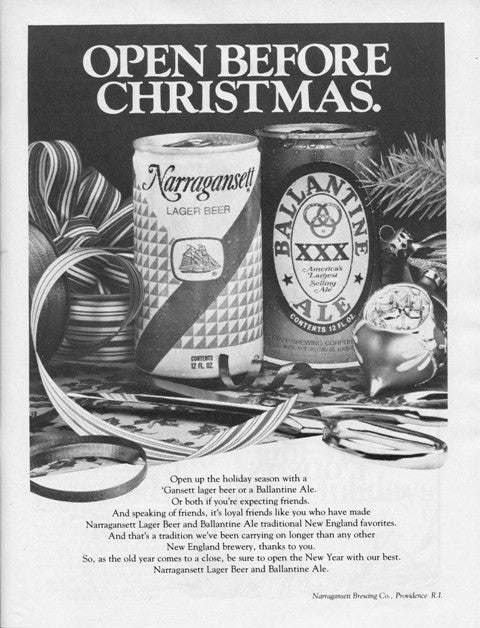 Hi Neighbor Heritage: 'Gansett's Vintage Christmas Ads