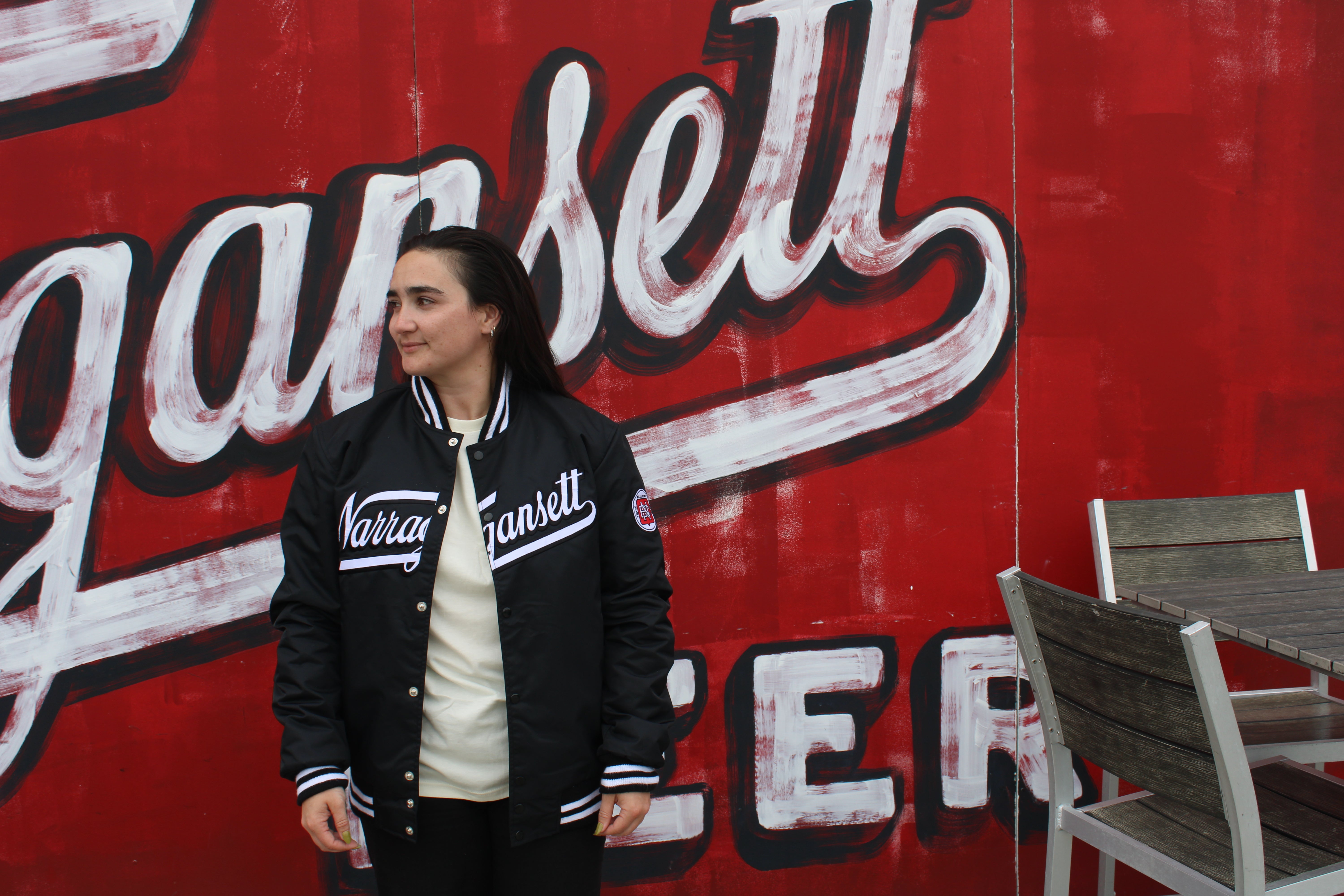 Gansett Varsity Jacket in Black – Narragansett Beer