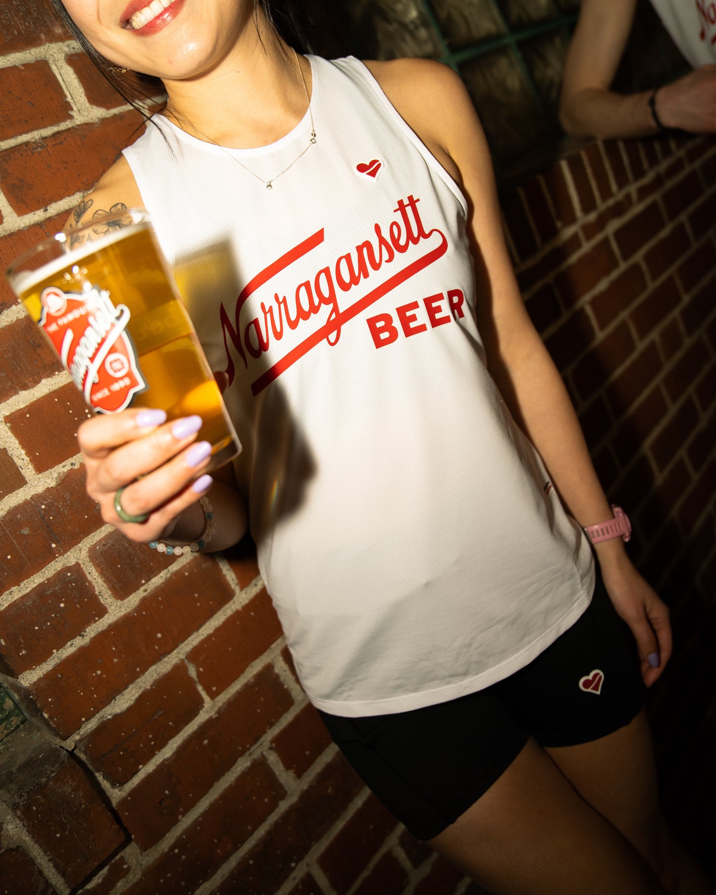 Women's Narragansett Beer x Heartbreak Hill Running Co. Singlet