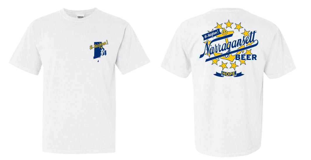 Narragansett Rhode Island Hi Neighbor Tee