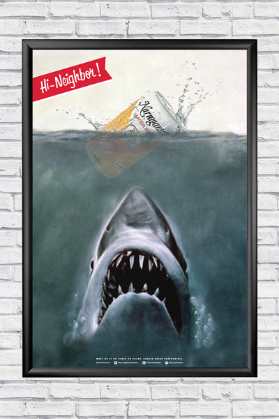 The Shark Poster – Narragansett Beer