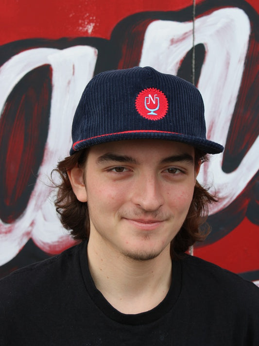 Navy Corduroy "N Cup" Hat