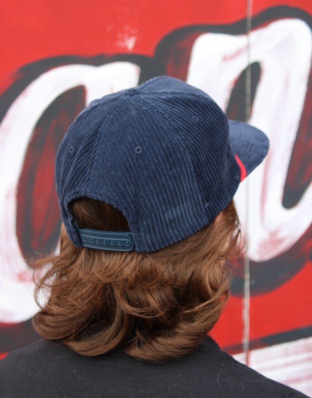 Navy Corduroy "N Cup" Hat