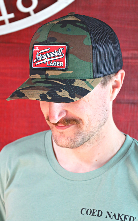 Camo Lager Trucker Hat
