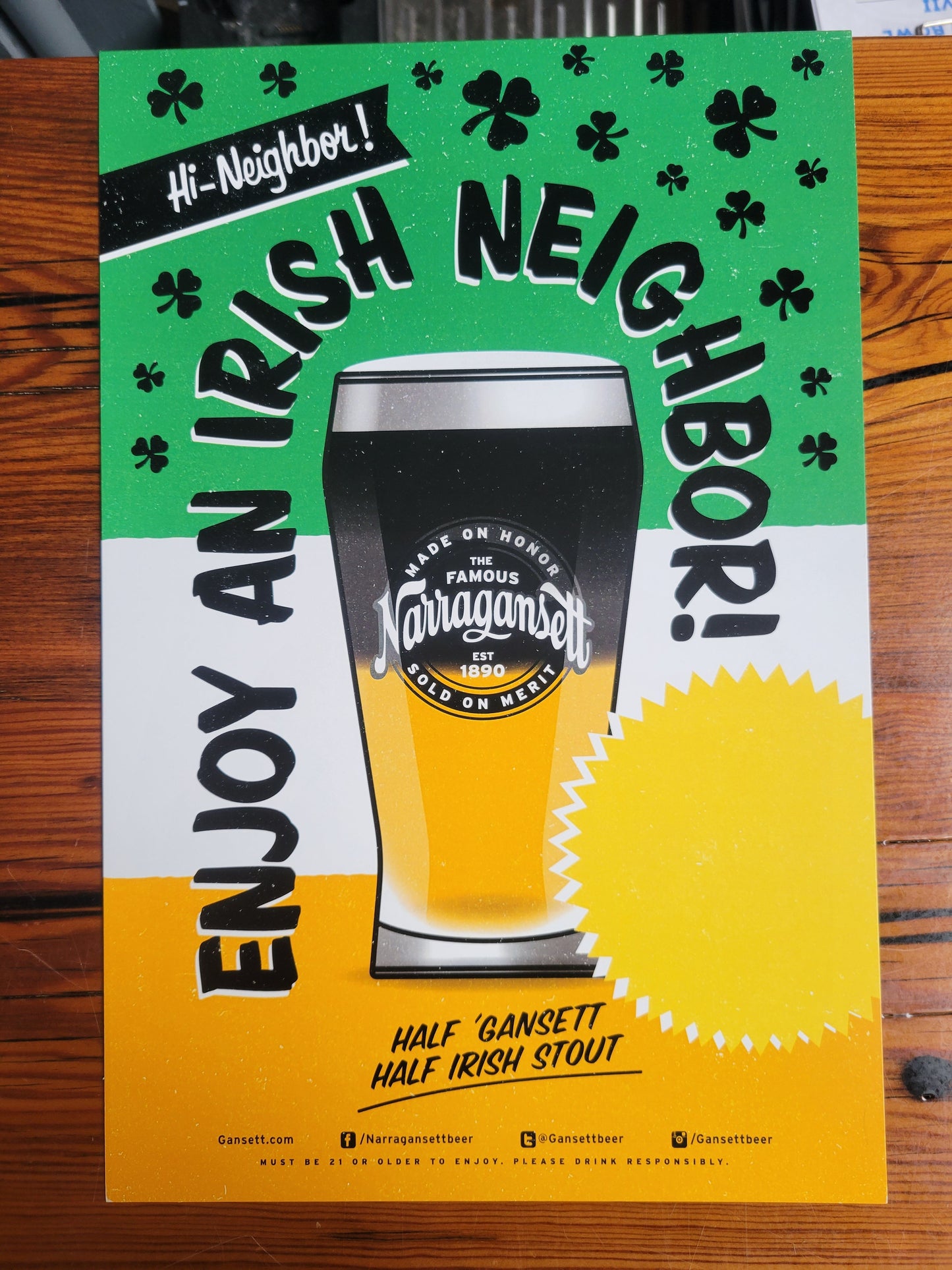 Irish Neighbor Poster